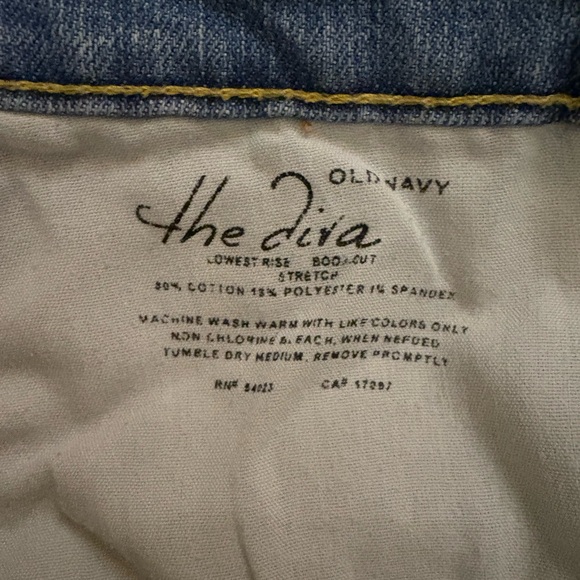 Old Navy 👢 Bootcut Blue Denim Jeans — Size 14 - Picture 3 of 6